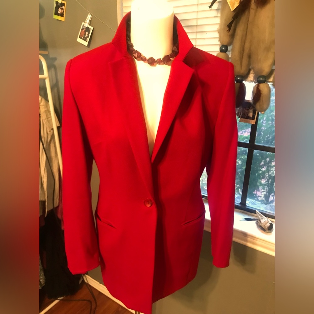 Hugo Buscati Collection size 12 Red Blazer